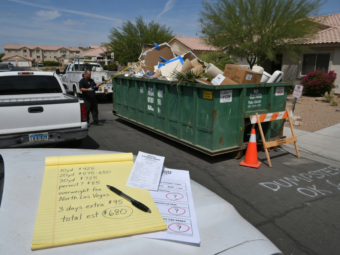 How to Estimate Dumpster Rental Costs in North Las Vegas